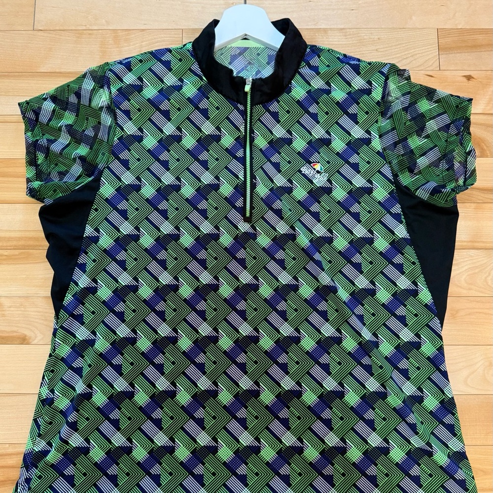 EP New York BAY HILL Ladies Golf Polo Blouse XL 1/4 Zip Collar Sport